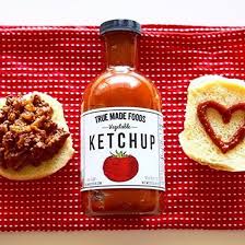 True Made Foods Vegetable Ketchup, Paleo Friendly, Non-GMO, 50% Less Sugar, 128 oz Plastic Jug