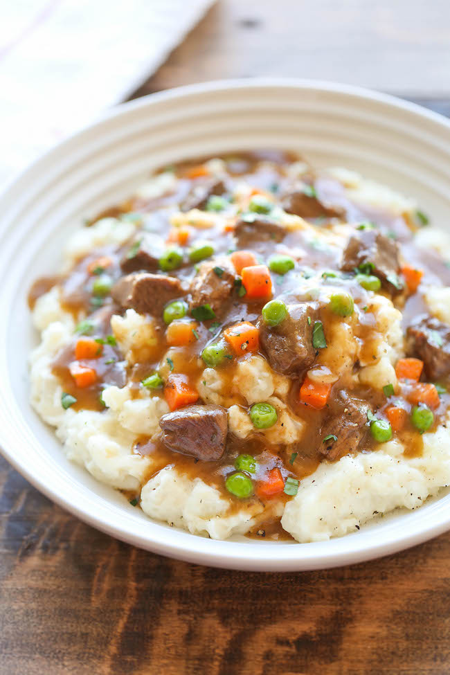 Irish Beef Stew with Mashed Potatoes
