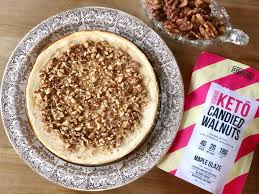 Maple Glaze Keto Candied Walnuts