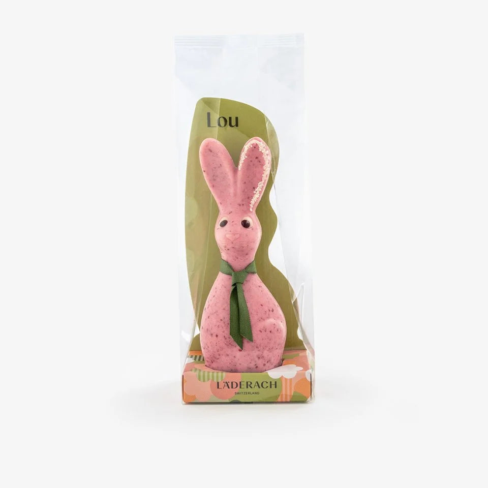 Läderach Swiss Chocolate Easter Bunny Lou Raspberry