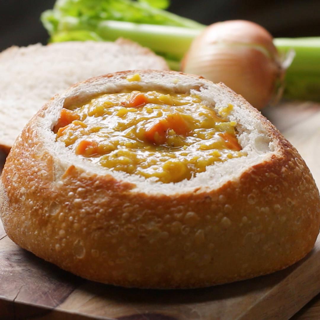 Labrea Bakery Round Rosemary Olive Oil Bread - 14.5 oz - 12/Case