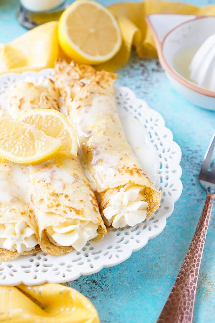 LEMON CHEESECAKE CREPES