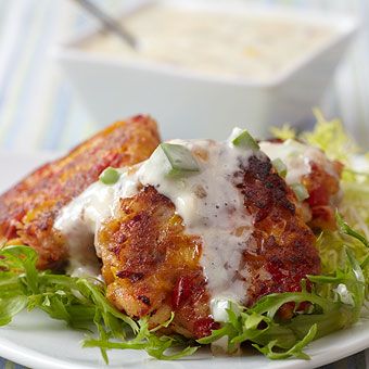 Jumbo Maine Lobster Cakes - includes 6