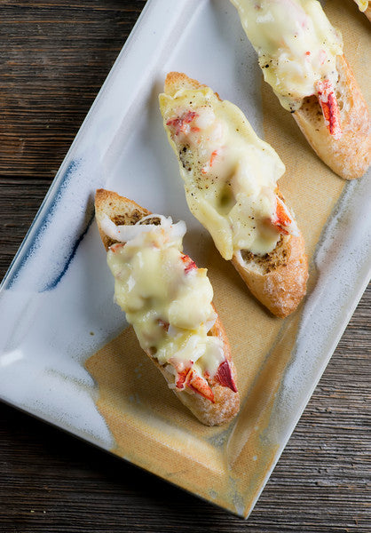 Lobster & Brie Grilled Cheese Sandwiches