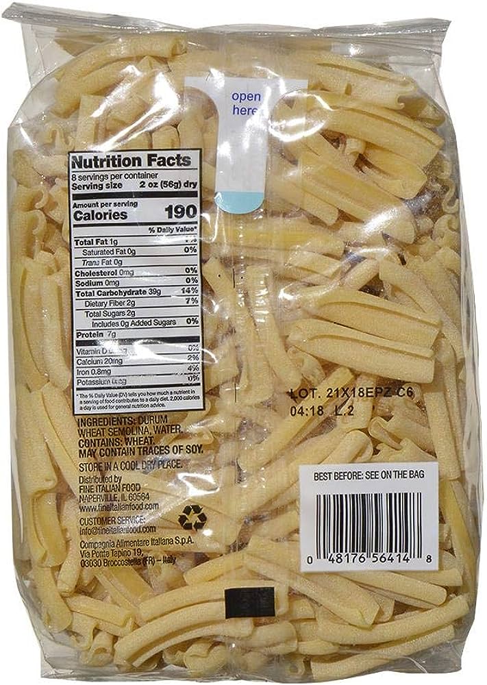 Mantova Organic Italian Speciality Pasta, Caserecce 1 lb - 2 Pack