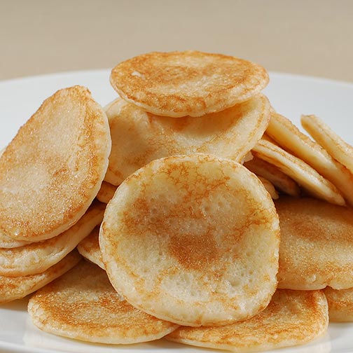 Handmade Russian Mini Blinis - 36 pieces per tray