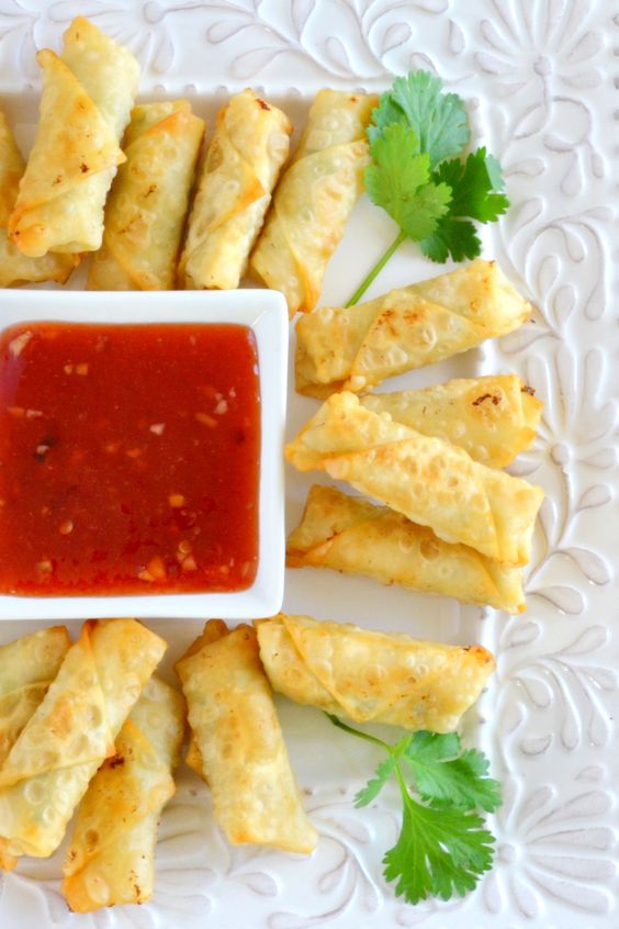 Maui Shrimp Spring Rolls - 100 pieces per tray