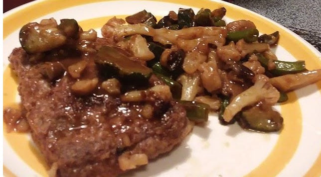 Meatloaf with Portobello Mushroom Gravy - Keto, Low Carb