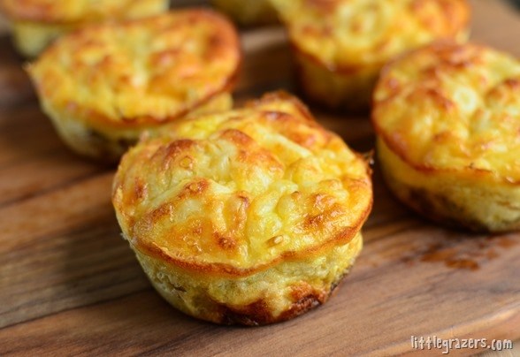Mini Tuna and Sweet Corn Quiches - 45 pieces per tray