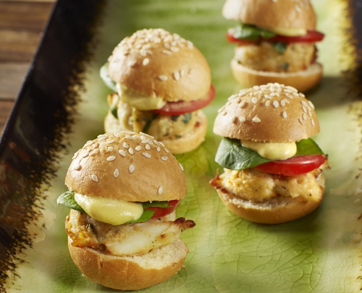Mini Sesame Seed Hamburger Buns - 300/Case