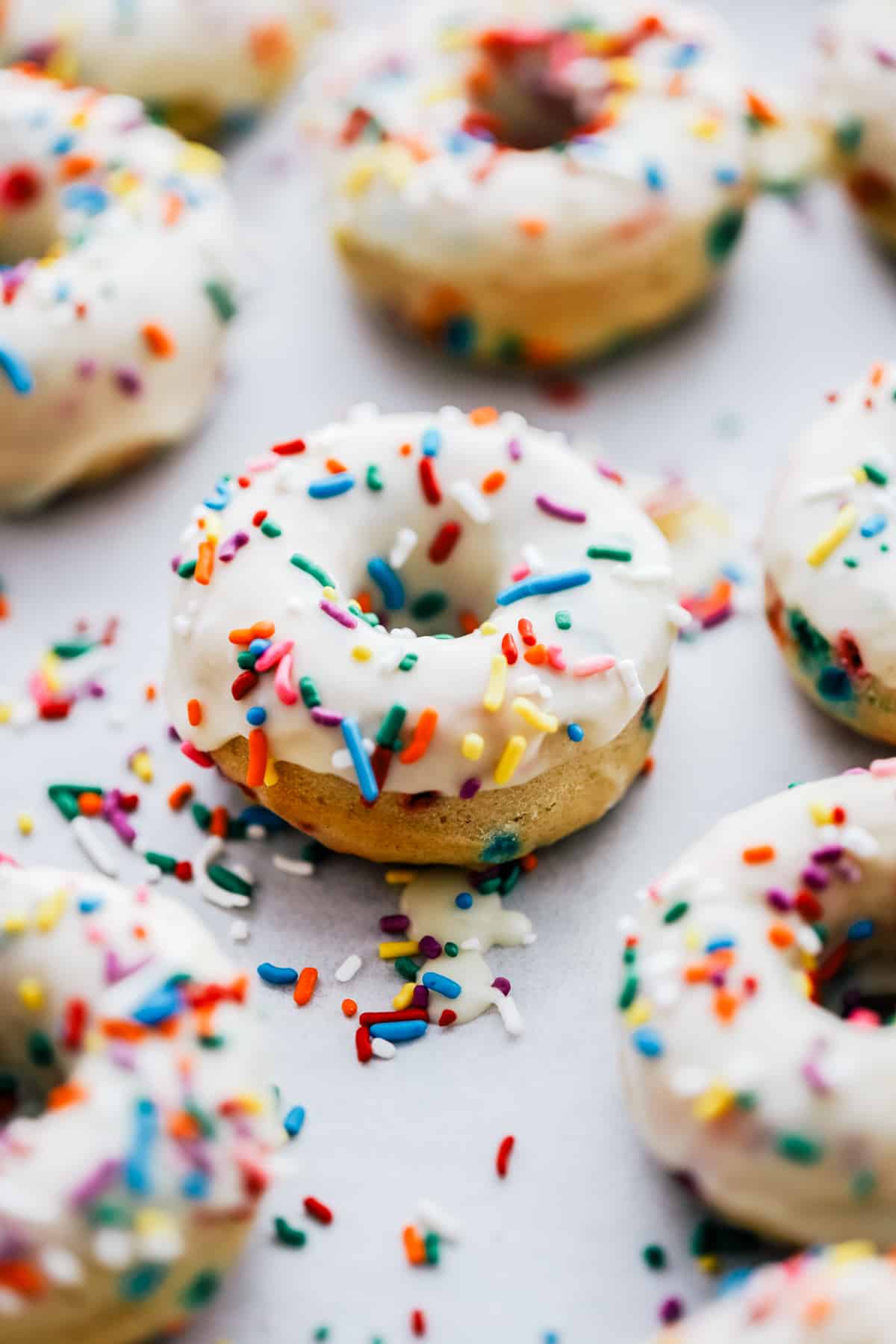 Vegan Vanilla / Chocolate Glazed Mini Doughnuts Donuts - 1 Dozen