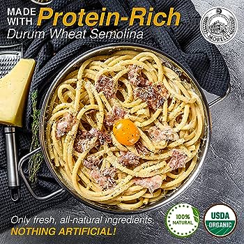 Morelli Bucatini Organic Durum Wheat Semolina Italian Pasta