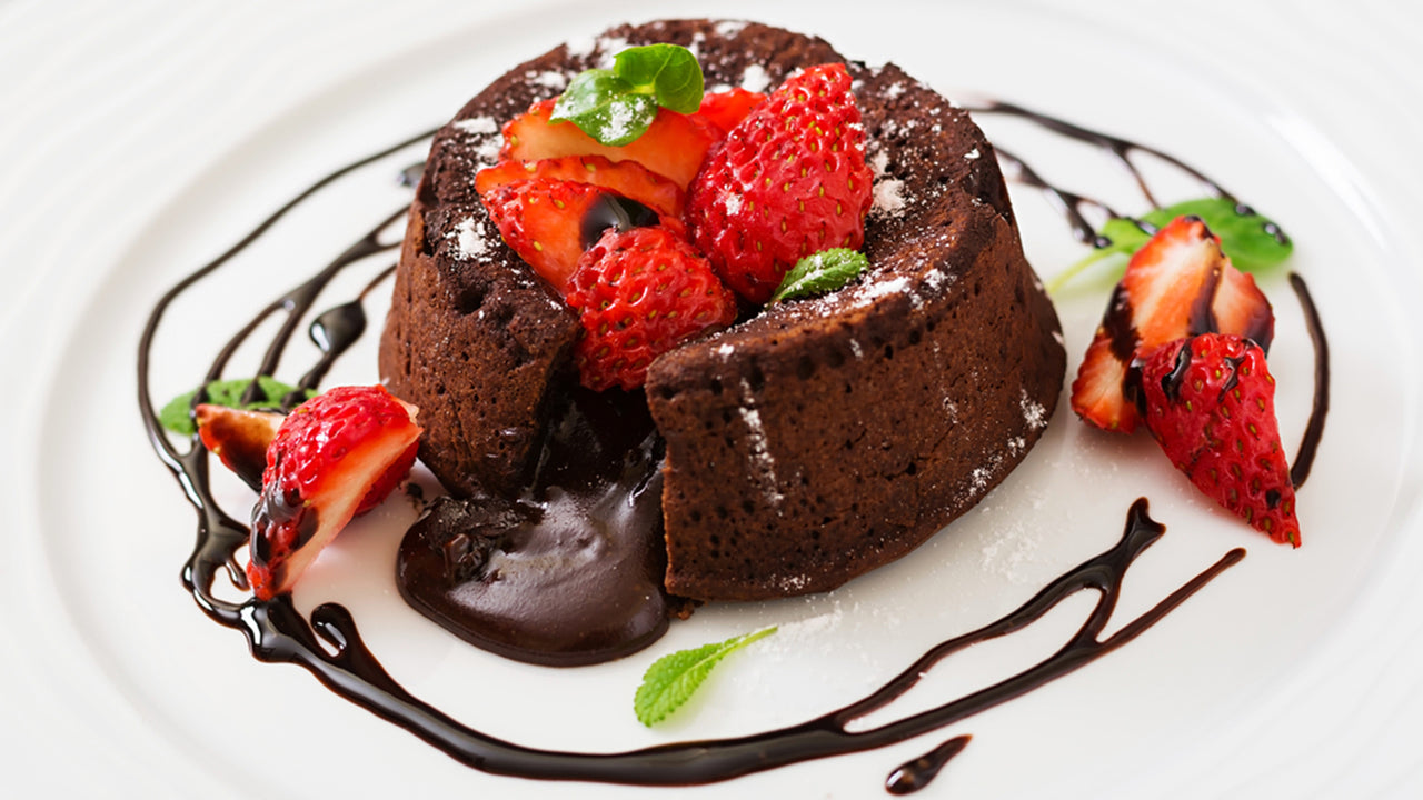 Molten Chocolate Cake - 6 per tray
