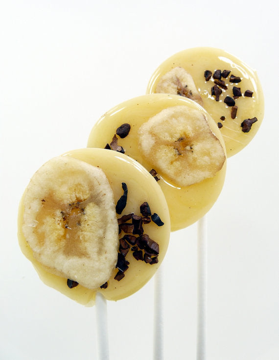 Monkey Love Lollipop - Banana Chocolate - Includes 7