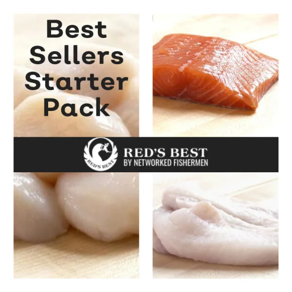 Maine Seafood Best Sellers Starter Pack - Salmon, Scallops & Haddock