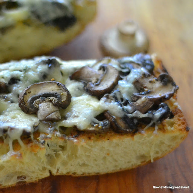 Mushroom & Gruyere Bruschetta