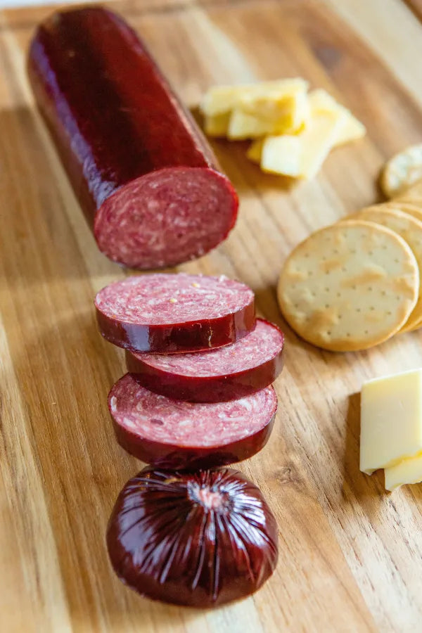 Wagyu Summer Sausage - Jalapeno and Pepper Cheese - Case of 32 (BULK)