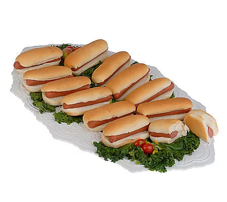 Nathan's Famous All Beef Frank & Slider Bun Combo - 48/Case