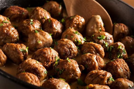 Kjøttboller: Norwegian Meatballs per 1 lb