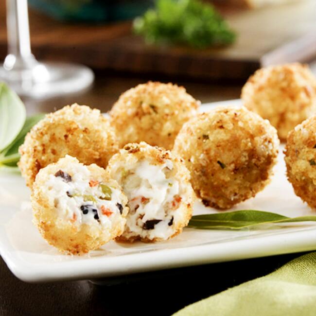 Olive Manchego Bites - 40 pieces per tray