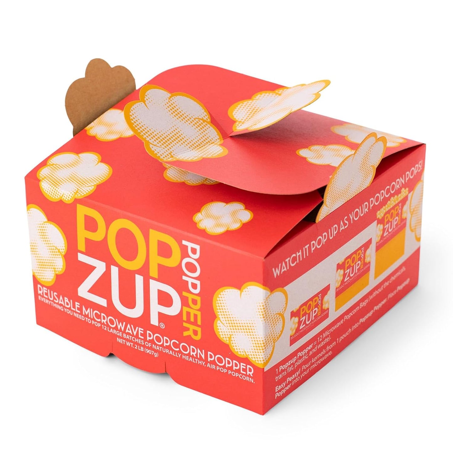 Movie Time Microwave Popcorn Kit - includes 12 Pouches - Gluten Free, Non-GMO