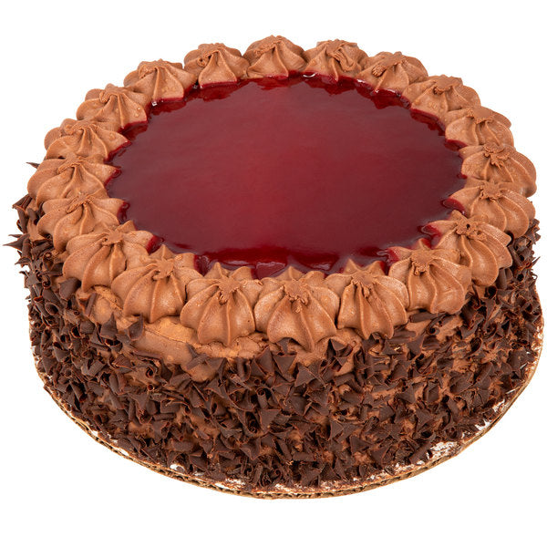 Raspberry Chocolate Cake 9"- 4/Case