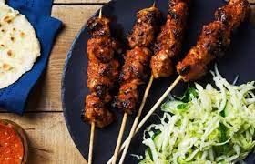 Peri Peri Chicken Skewers - 100/Case