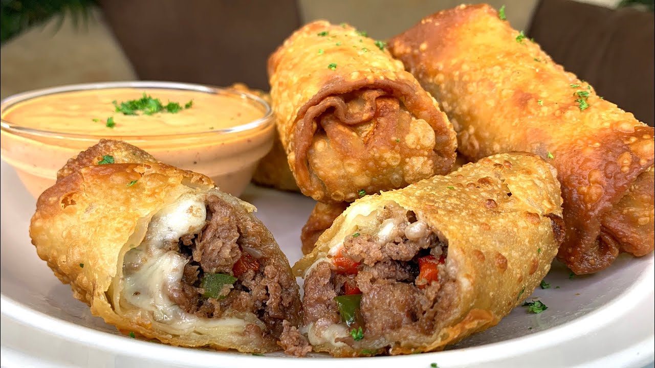 Philly Cheesesteak Egg Rolls - 60/Case