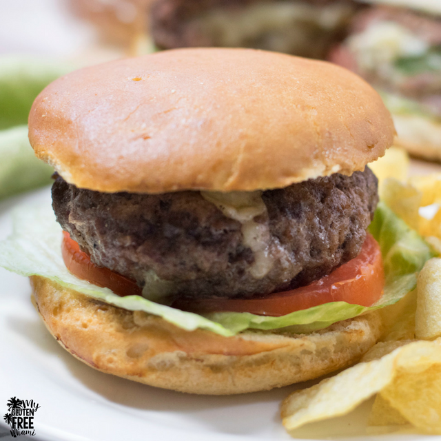 Philly Cheesesteak Stuffed Burger (GF)