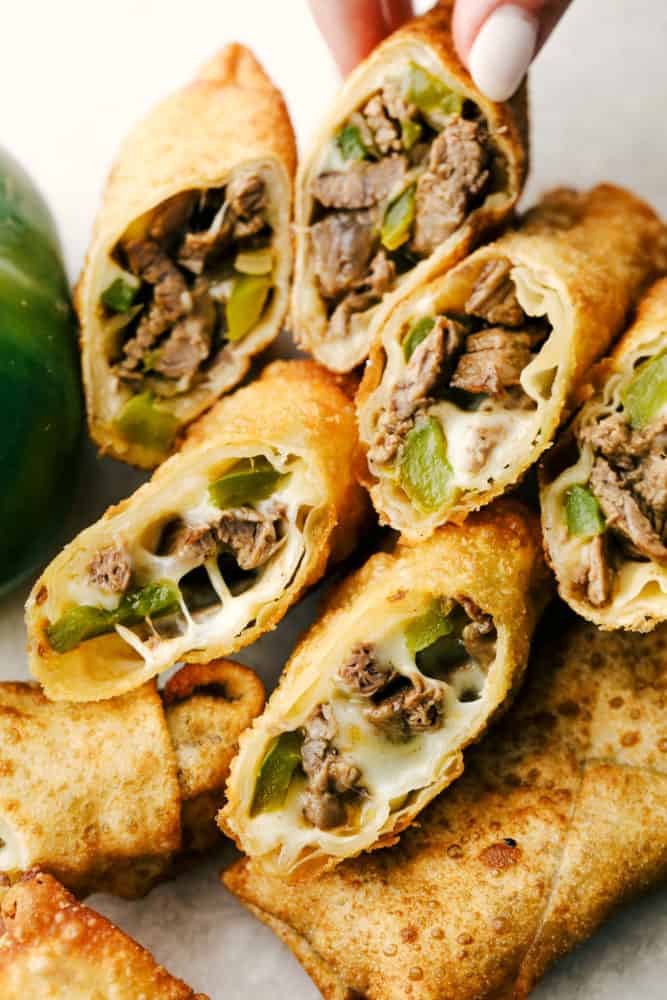 Philly Cheesesteak Egg Rolls - 60/Case