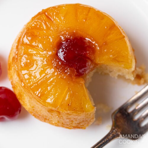 Mini Pineapple Upside Down Cake - includes 6 (gluten free option)