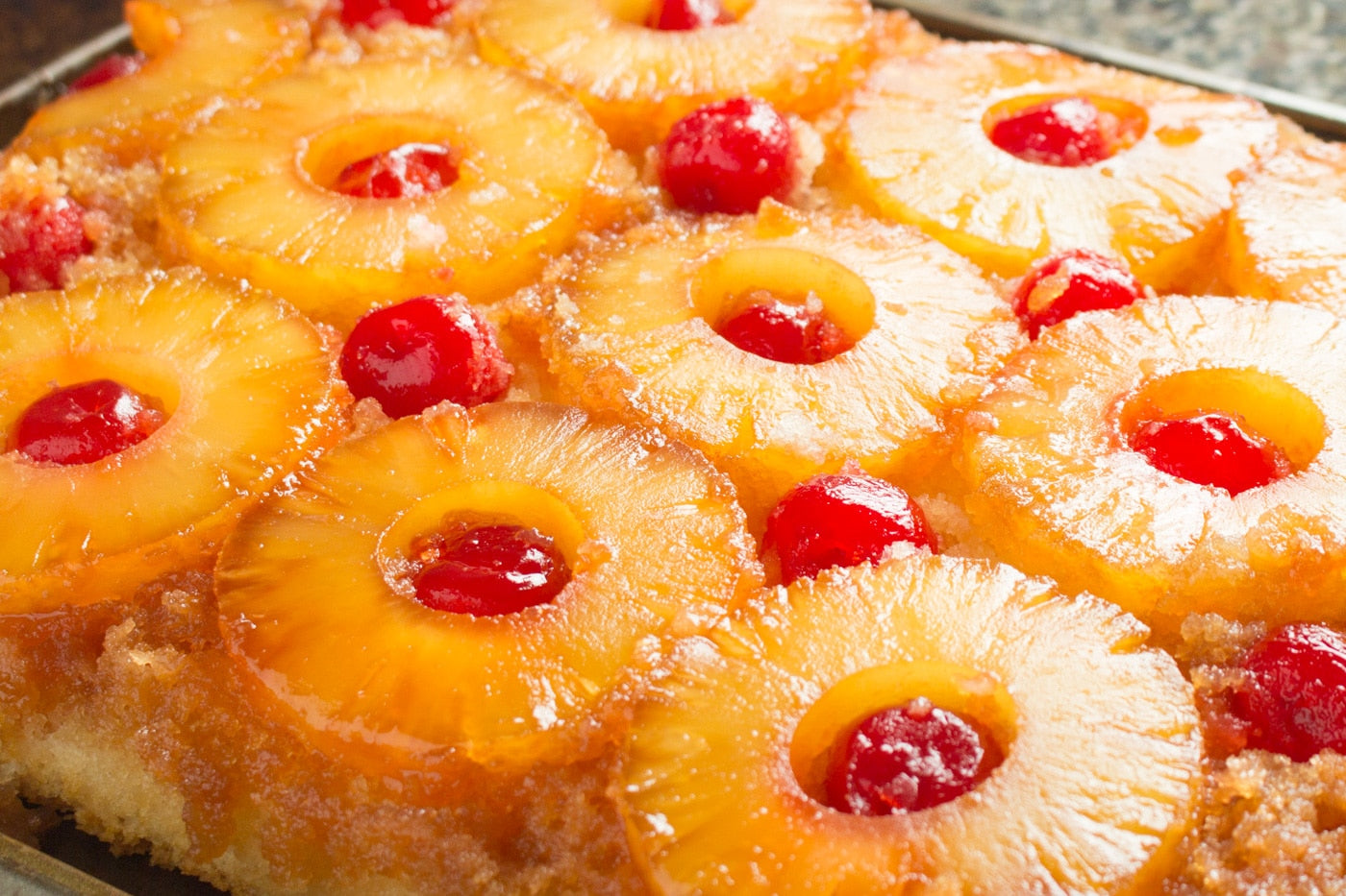 Pineapple Rum Upside Down Cake