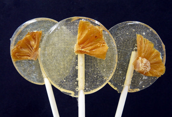 Brown Derby Pineapple Honey Bourbon Lollipops - Seven Included