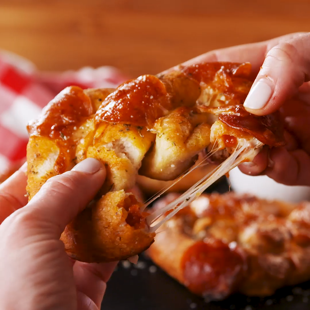 Pizza Stuffed Pretzels - 6 oz- 24 per case