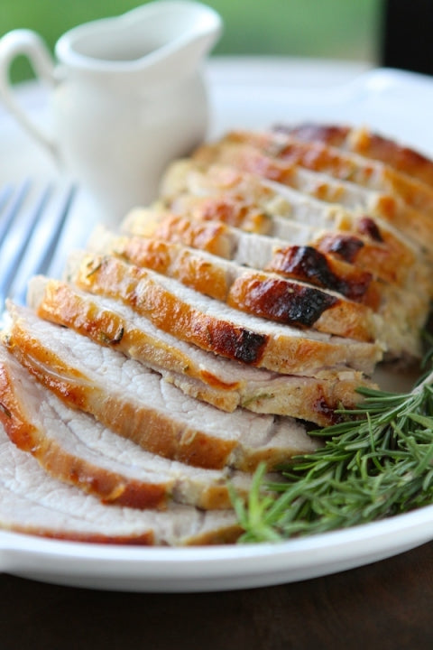 Rosemary Maple Mustard Pork Roast