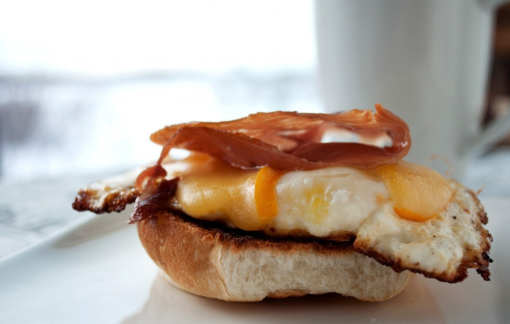 Prosciutto & Smoked Gouda Egg Sandwich