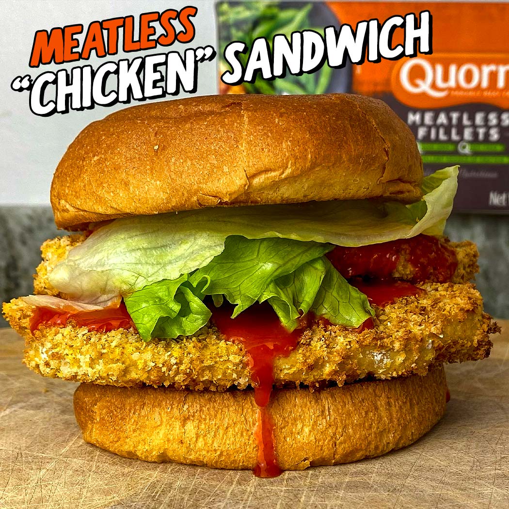 Gruyere Meatless Chicken Cutlet - Quorn Foods- 7.7 oz - 10 per case