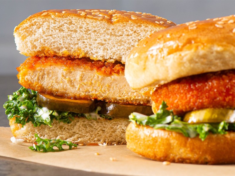Gruyere Meatless Chicken Cutlet - Quorn Foods- 7.7 oz - 10 per case