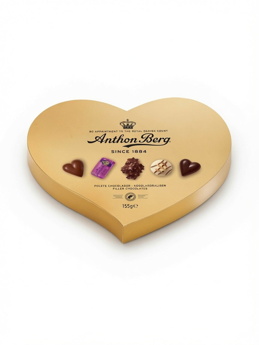 Anthon Berg Heart Gold Danish Pralines Gift Box – 155g