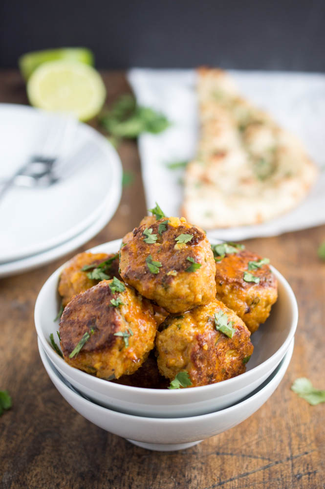 THAI RED CURRY CHICKEN MEATBALLS