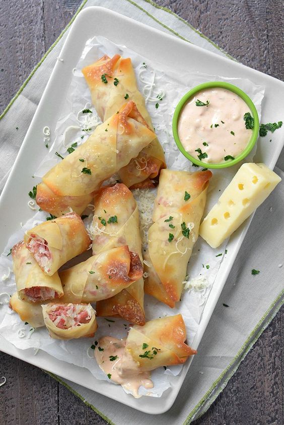 Reuben Spring Rolls - 50 pieces per tray