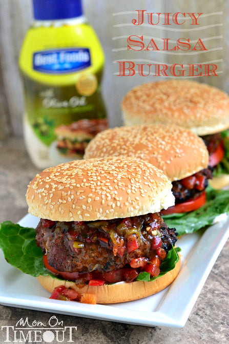 Juicy Salsa Burgers
