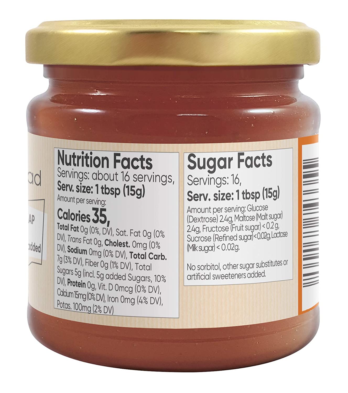 Set of 3 Organic Sea Buckthorn Spread Natural Jam - Gluten Free