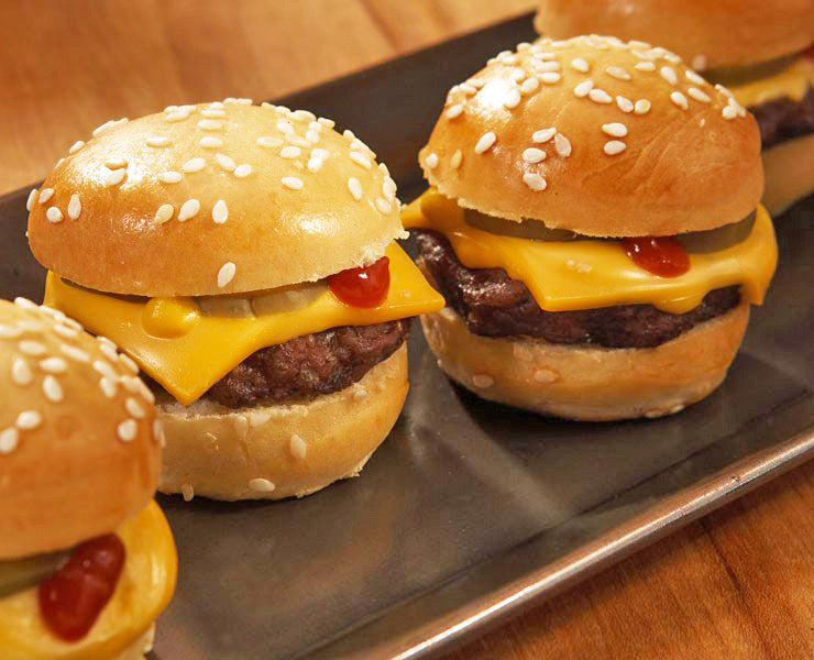 Mini Sesame Seed Hamburger Buns - 300/Case