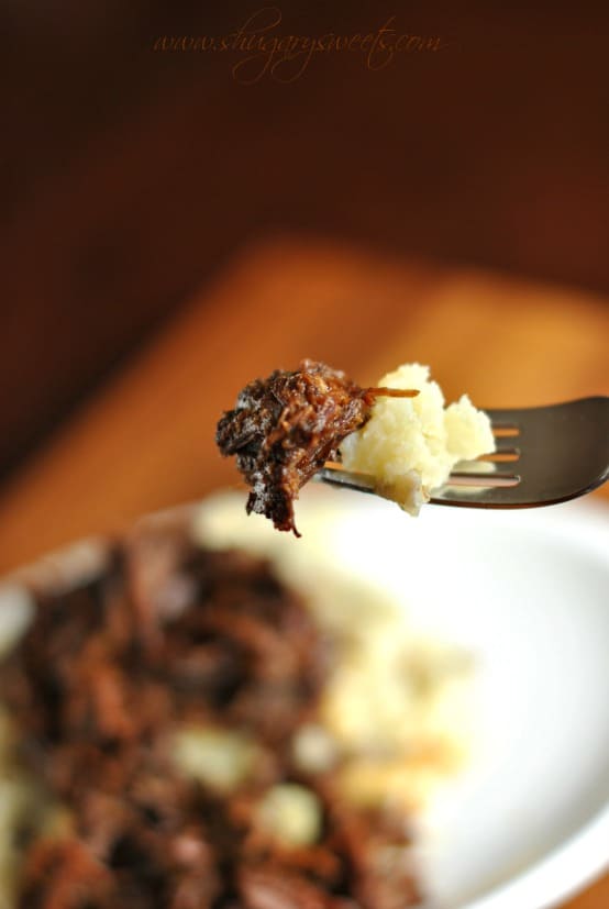 Slow Cooker Balsamic Shredded Beef