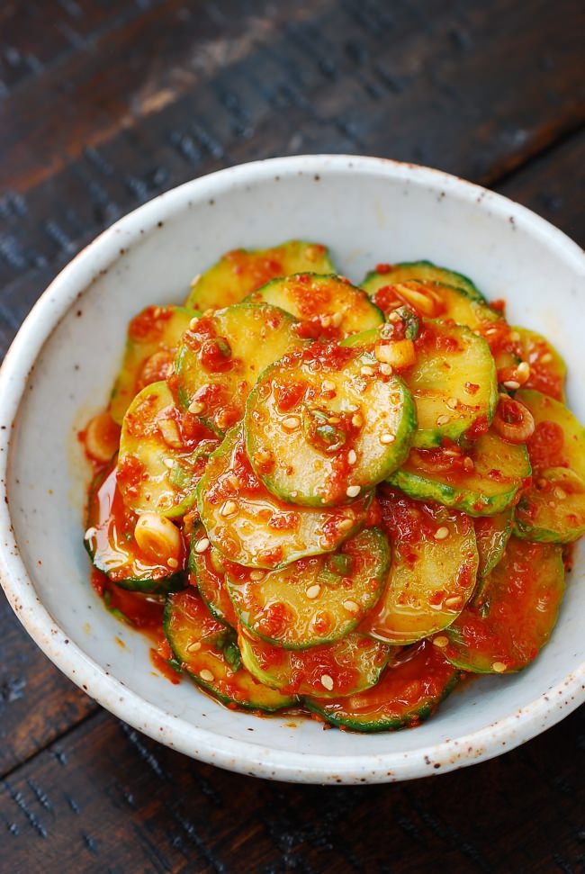 Spicy Cucumber Salad (oi muchim)