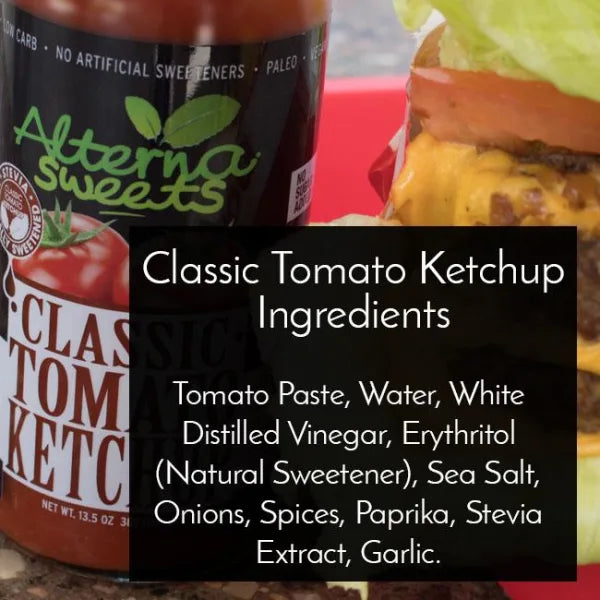 AlternaSweets Low Carb Variety Pack - Ketchup, Spicy Ketchup & BBQ