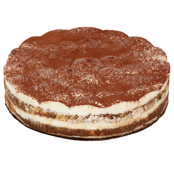 Round Tiramisu Moussecake - 9" Pre-Sliced