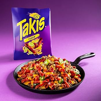 Takis Assorted Tortilla Chips Variety – (20) Fuego, (20) Blue Heat 1 oz each - 40 Pack