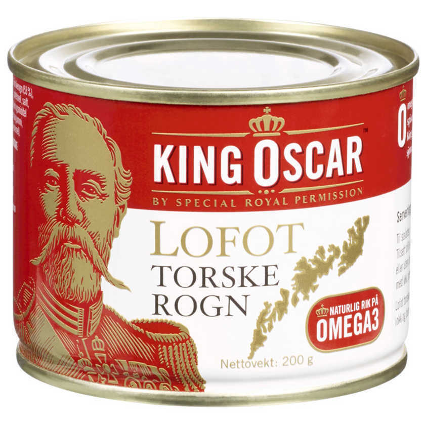 King Oscar Lofot Torske Rogn - 3 Pack